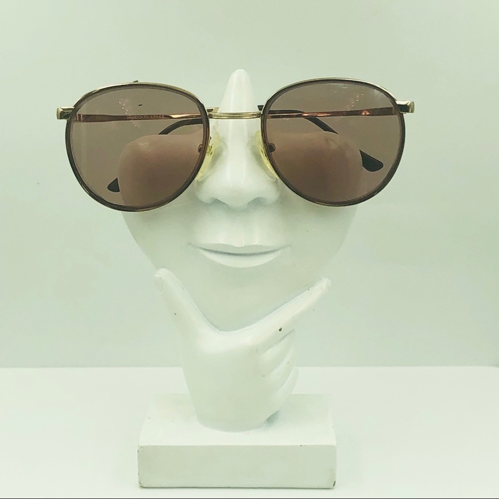 Landolfi L3115 Gold Oval Sunglasses Frames